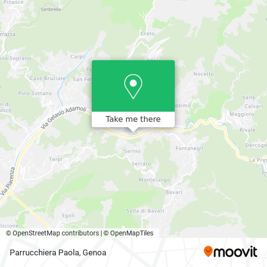 Parrucchiera Paola map