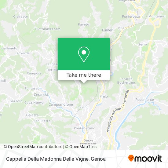 Cappella Della Madonna Delle Vigne map
