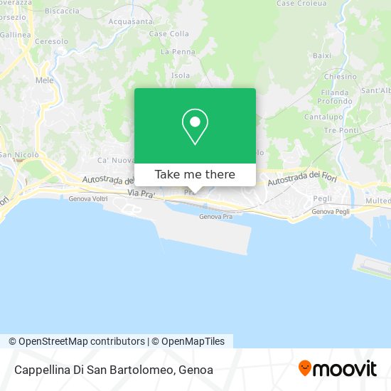 Cappellina Di San Bartolomeo map