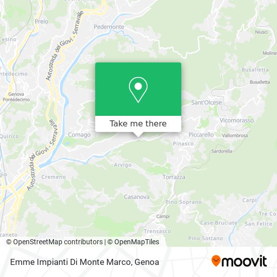 Emme Impianti Di Monte Marco map