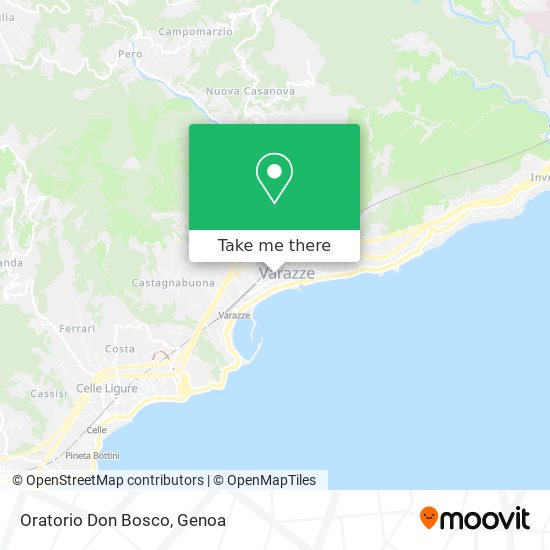 Oratorio Don Bosco map