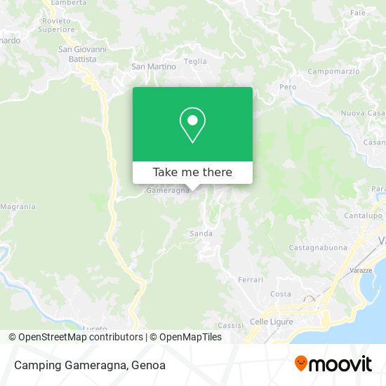 Camping Gameragna map