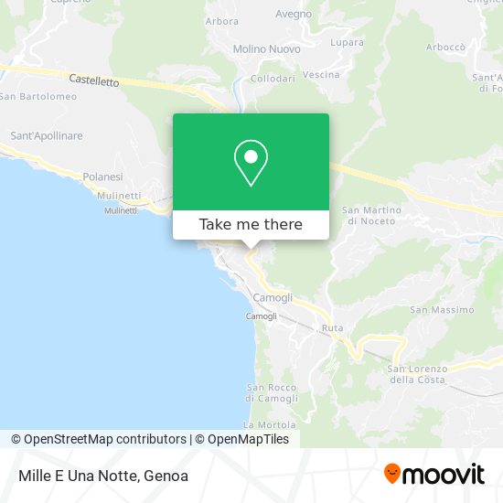 Mille E Una Notte map