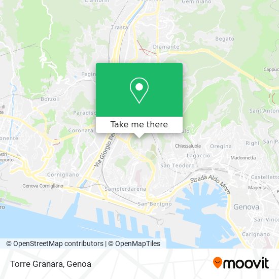 Torre Granara map