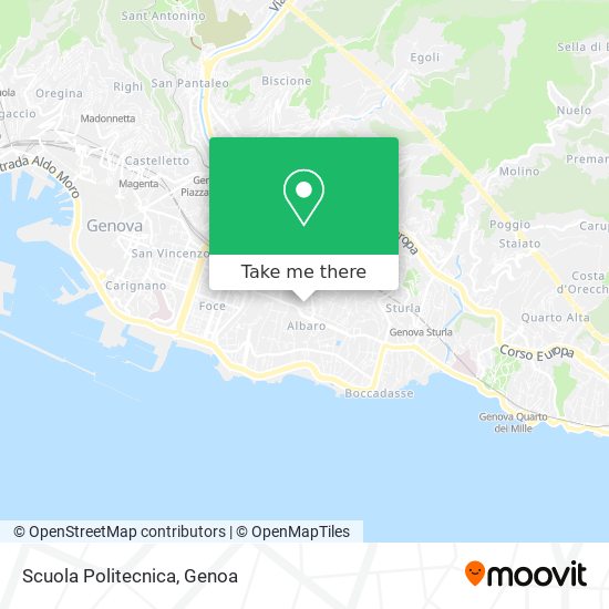 Scuola Politecnica map