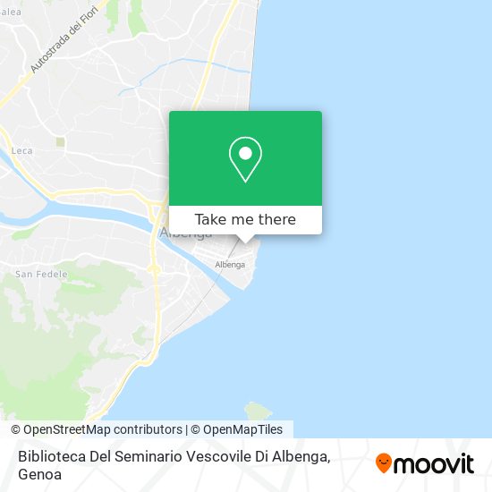 Biblioteca Del Seminario Vescovile Di Albenga map