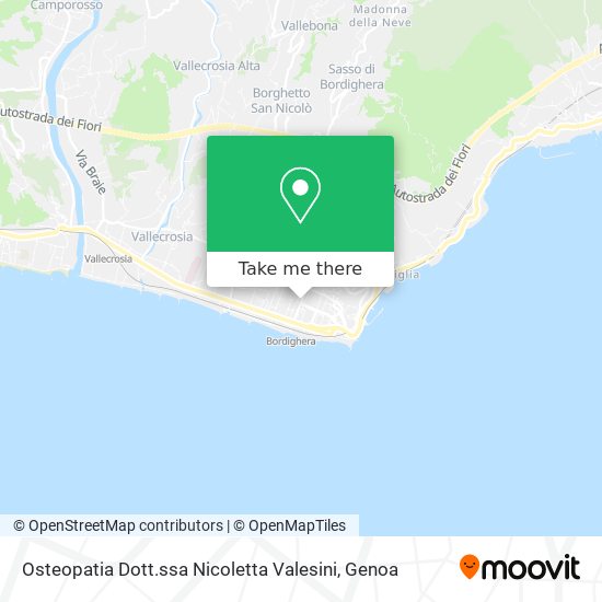 Osteopatia Dott.ssa Nicoletta Valesini map