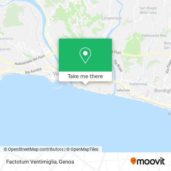 Factotum Ventimiglia map