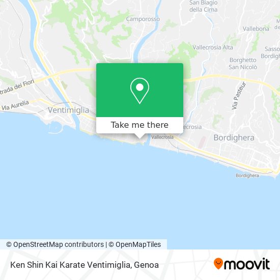 Ken Shin Kai Karate Ventimiglia map