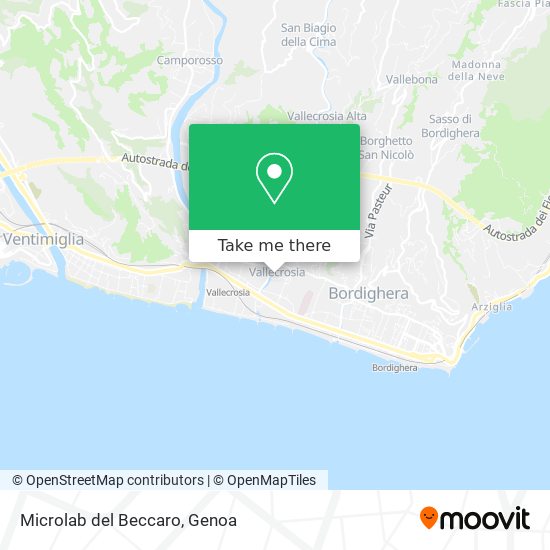 Microlab del Beccaro map