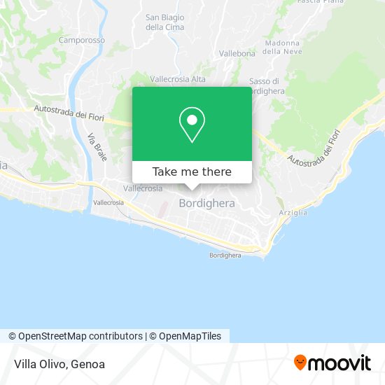 Villa Olivo map