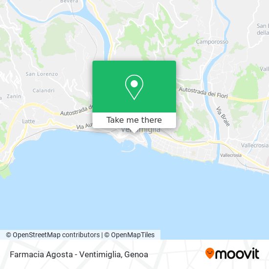 Farmacia Agosta - Ventimiglia map