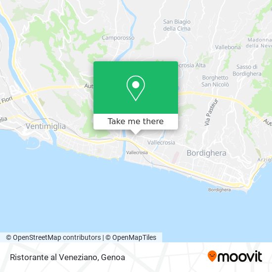 Ristorante al Veneziano map