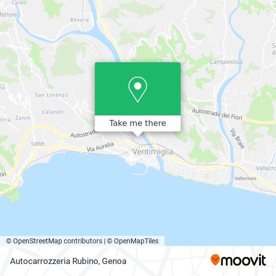 Autocarrozzeria Rubino map