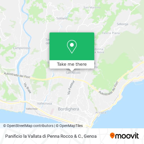 Panificio la Vallata di Penna Rocco & C. map