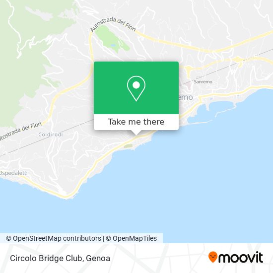 Circolo Bridge Club map