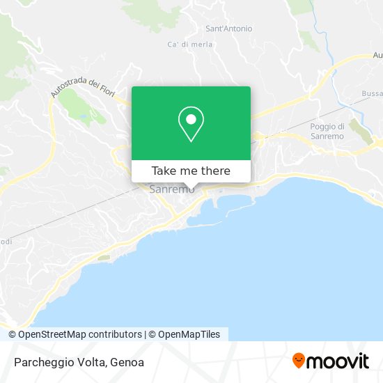 Parcheggio Volta map