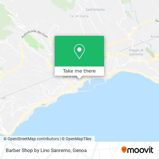 Barber Shop by Lino Sanremo map