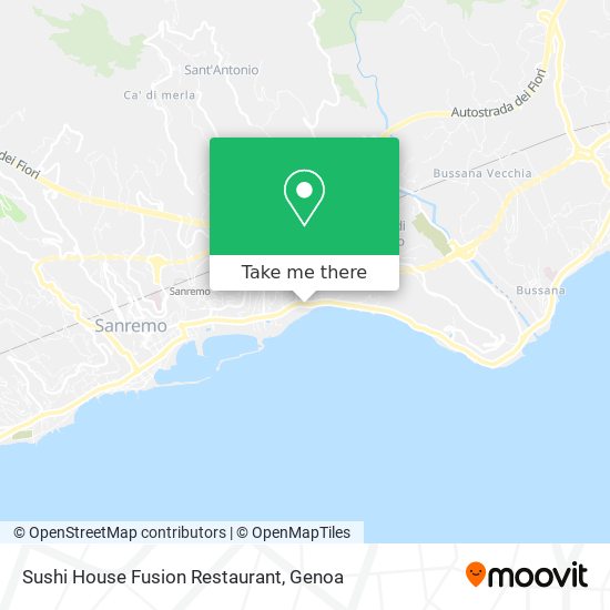 Sushi House Fusion Restaurant map