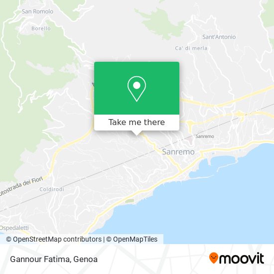 Gannour Fatima map