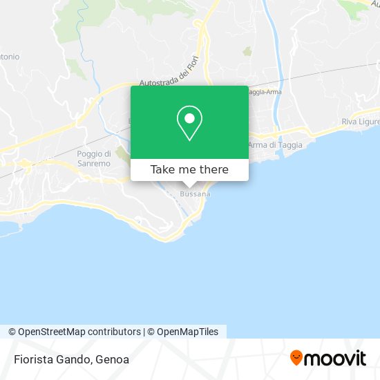 Fiorista Gando map
