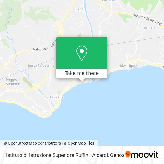 Istituto di Istruzione Superiore Ruffini -Aicardi map