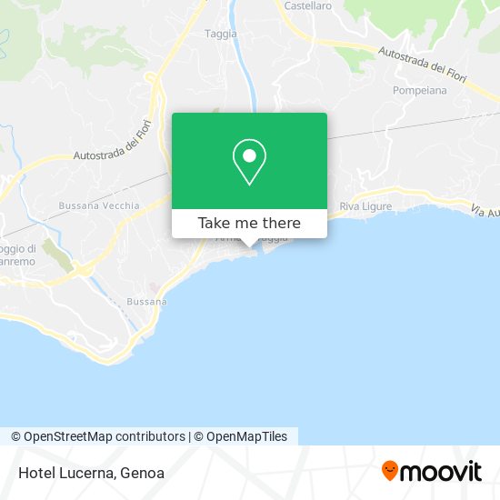 Hotel Lucerna map
