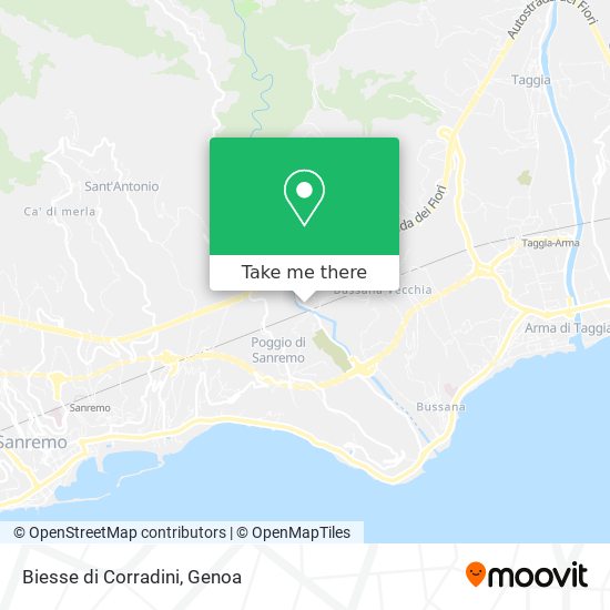 Biesse di Corradini map