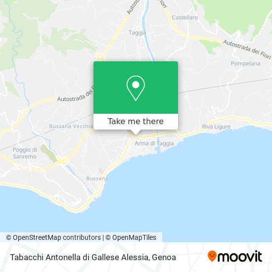 Tabacchi Antonella di Gallese Alessia map