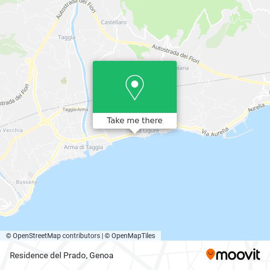 Residence del Prado map