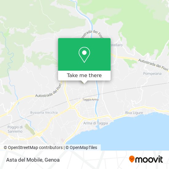 Asta del Mobile map