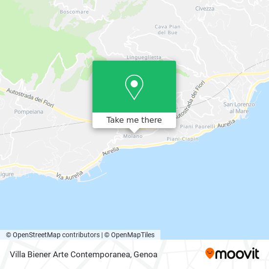 Villa Biener Arte Contemporanea map