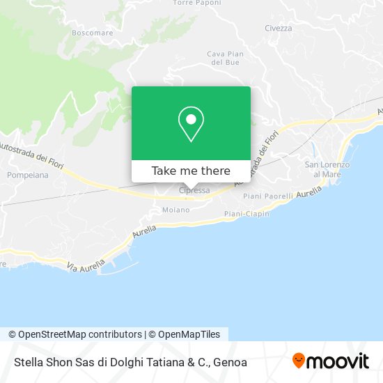 Stella Shon Sas di Dolghi Tatiana & C. map