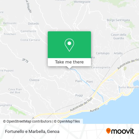 Fortunello e Marbella map