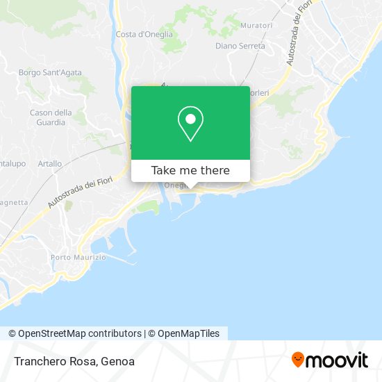 Tranchero Rosa map