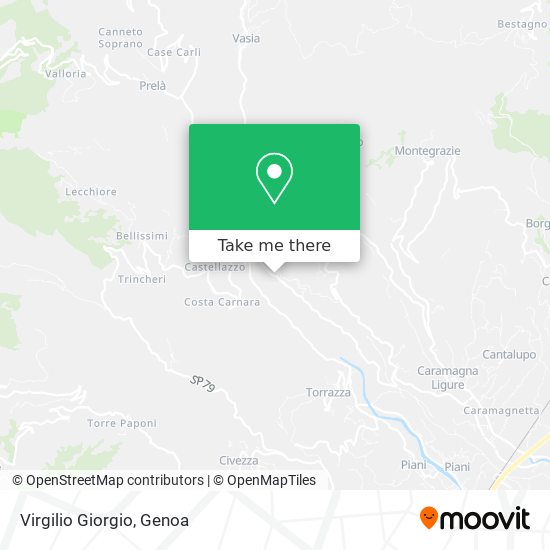 Virgilio Giorgio map