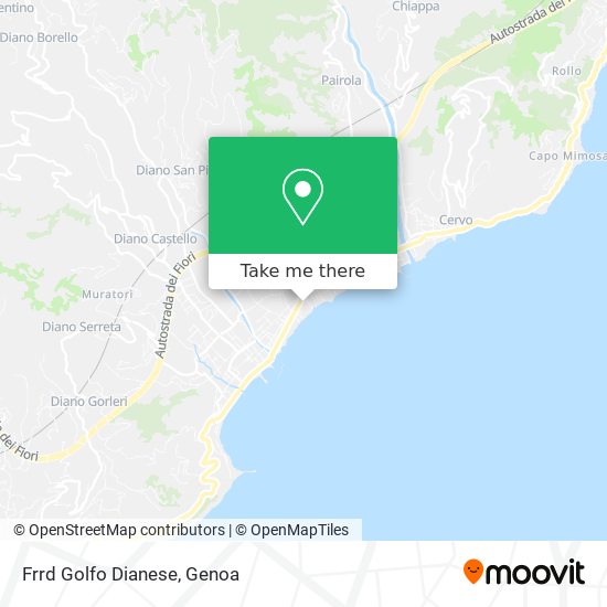 Frrd Golfo Dianese map