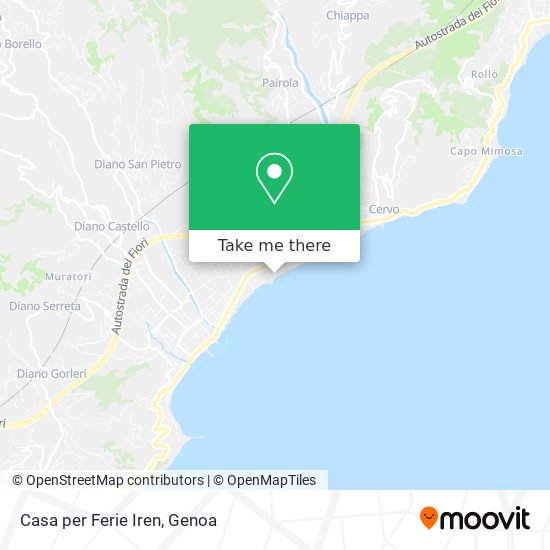 Casa per Ferie Iren map