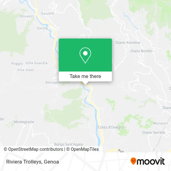 Riviera Trolleys map