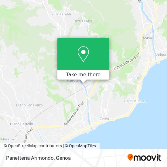 Panetteria Arimondo map