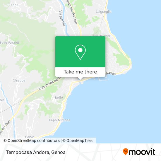 Tempocasa Andora map