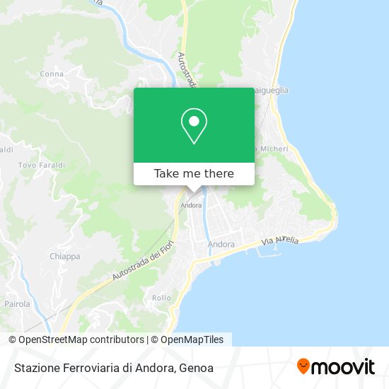 Stazione Ferroviaria di Andora map