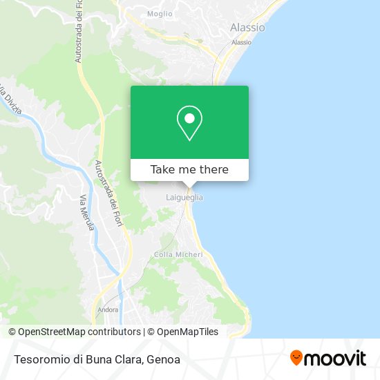 Tesoromio di Buna Clara map