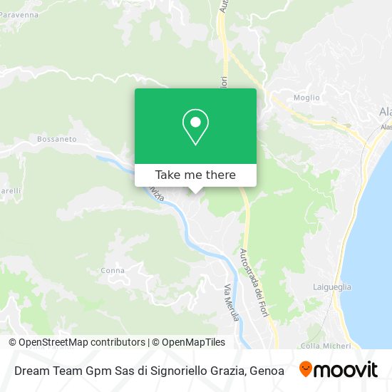 Dream Team Gpm Sas di Signoriello Grazia map