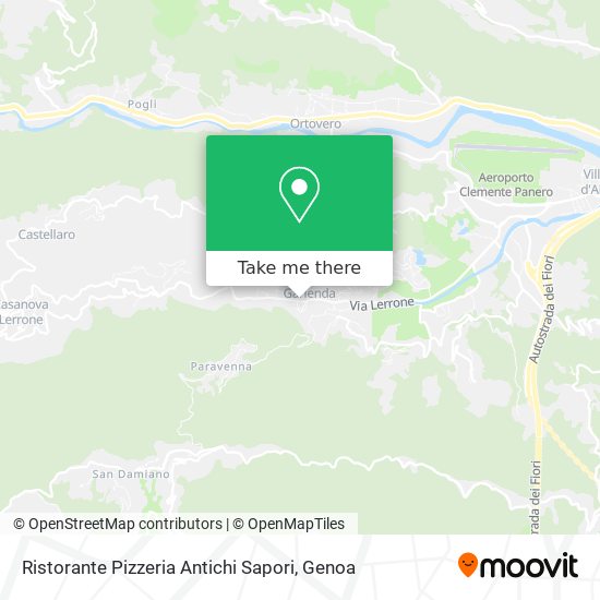 Ristorante Pizzeria Antichi Sapori map