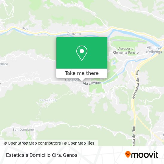 Estetica a Domicilio Cira map