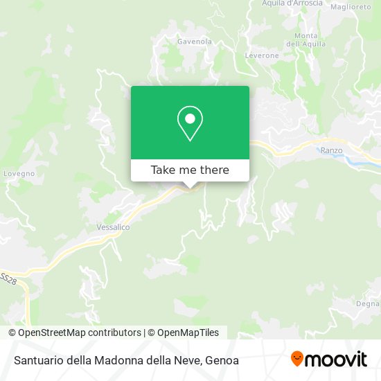 Santuario della Madonna della Neve map