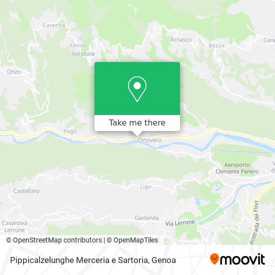 Pippicalzelunghe Merceria e Sartoria map