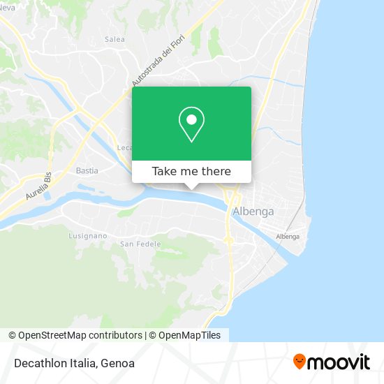 Decathlon Italia map
