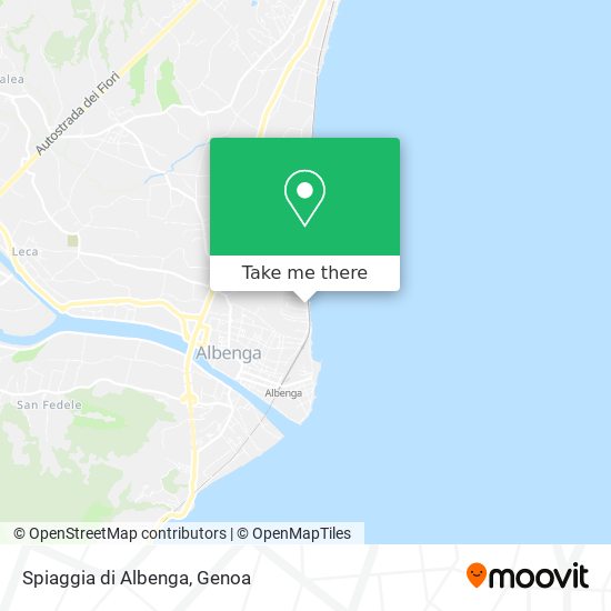 Spiaggia di Albenga map